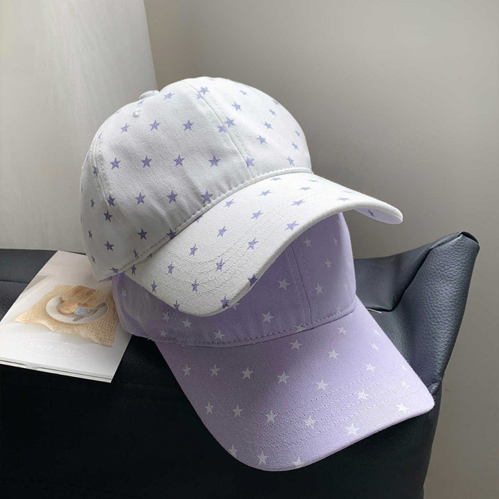 Kvinnenes stjerneprydede bomull baseballcap Skanto