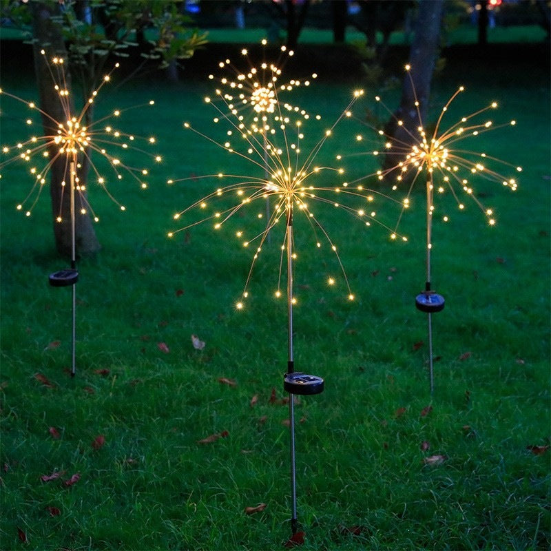 Starburst Solar Garden Stake LED Funkel Skulptur Skanto