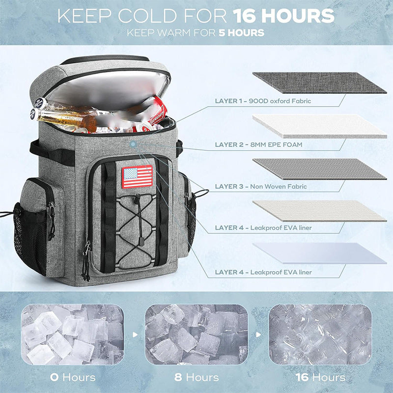Sporty all-round backpack with multifunctional compartments Skanto