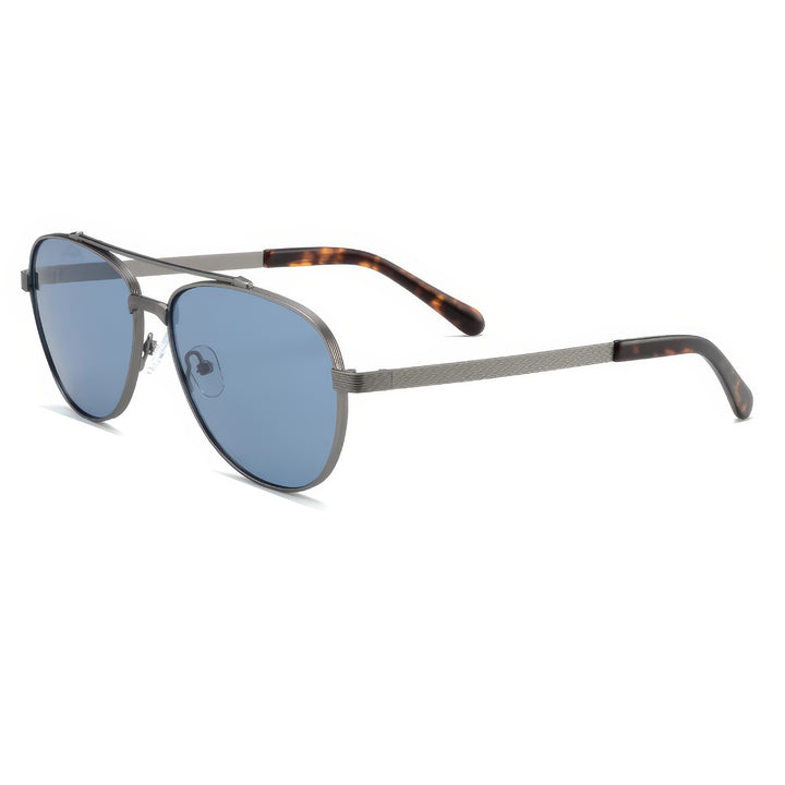 Dame solbriller i elegant aviator-design med polariserte linser Skanto