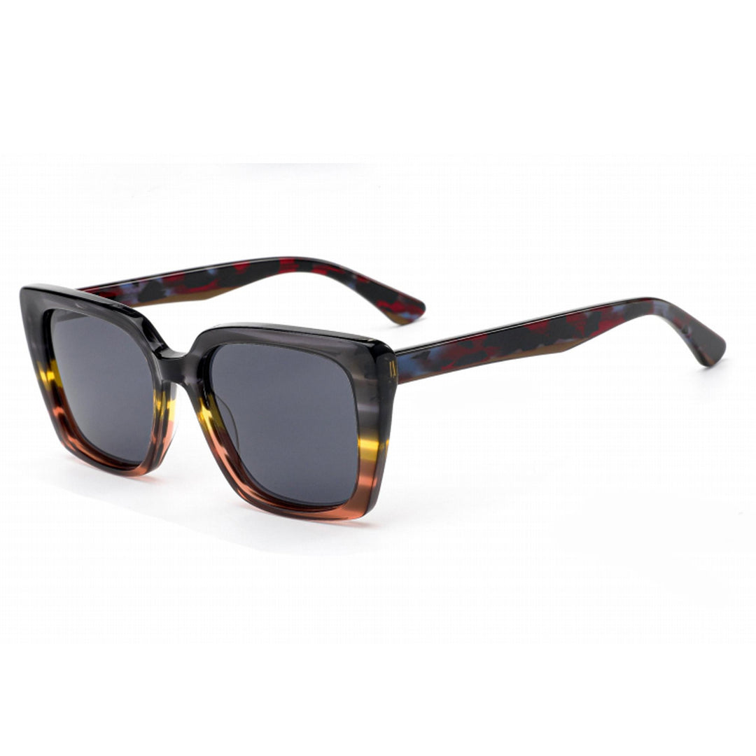 Damer oversized solbriller med matt finish og stilige detaljer Skanto