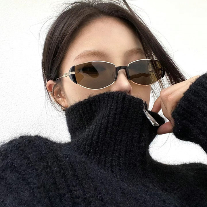 Dame elegant lesebrille med metallramme Skanto