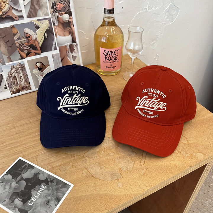 Men's Vintage-Inspired Cotton Baseball Cap Skanto