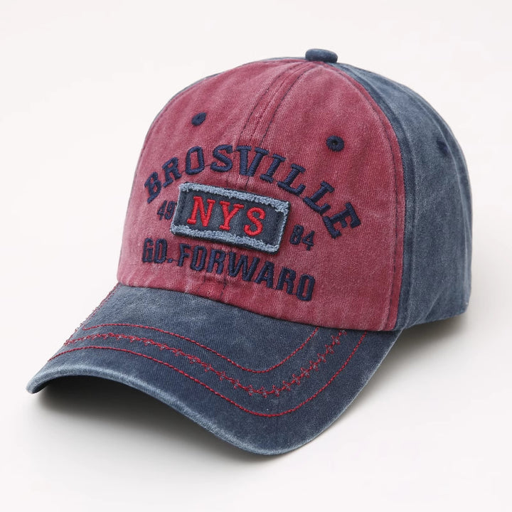 Menns vintage-inspirerte slitte baseballcaps Skanto 1784188194