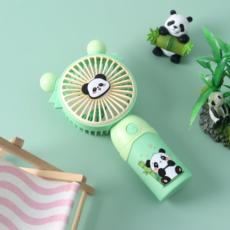 Dame bærbar Mini-vifte med søtt panda-design Skanto