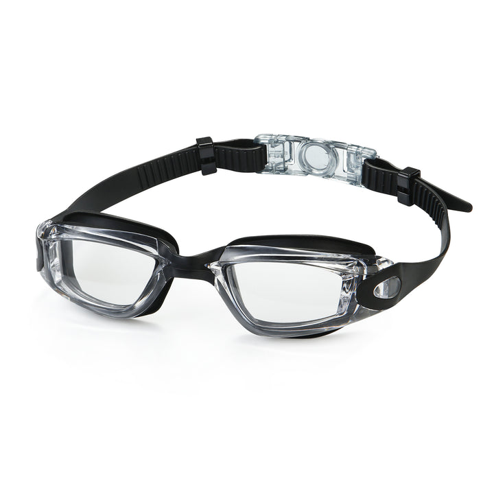 Svømmebrille med justerbart hodebånd og antikondens-teknologi Skanto