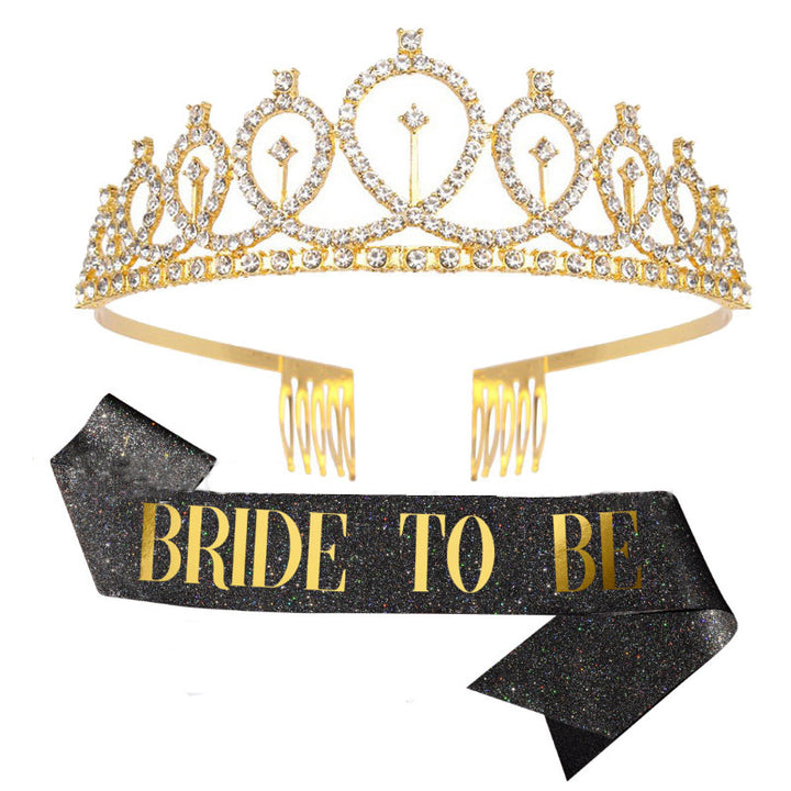 Dame Glitrende Tiara med elegant design Skanto