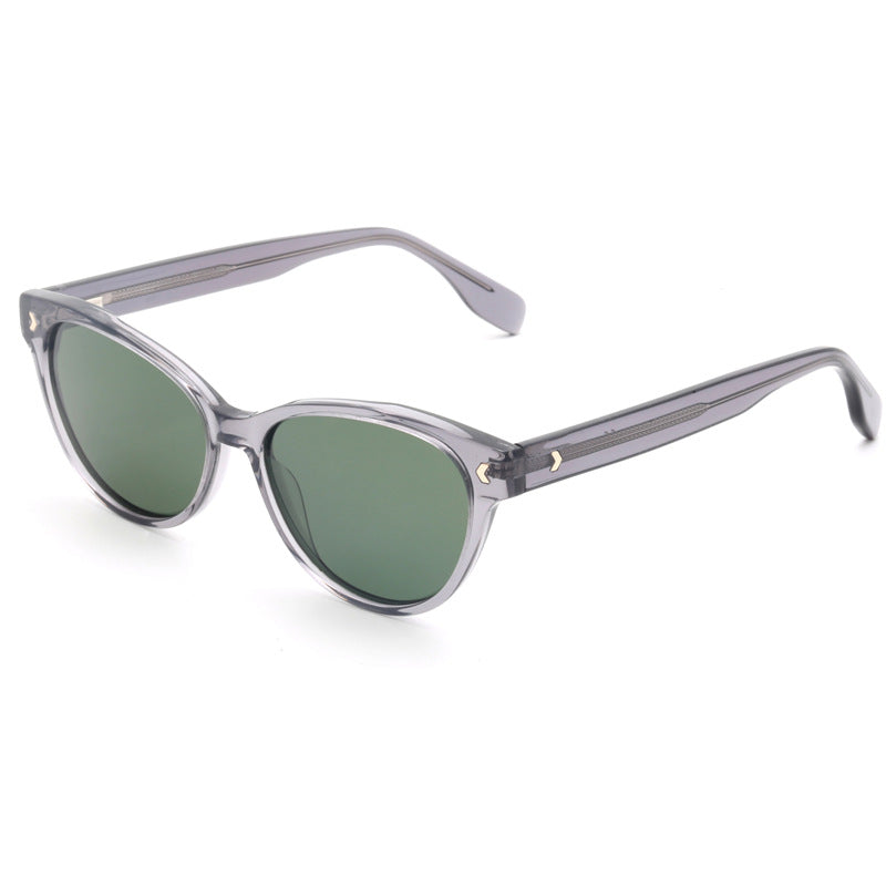 Dame Cat-Eye solbriller med stilrent design og UV-beskyttelse Skanto