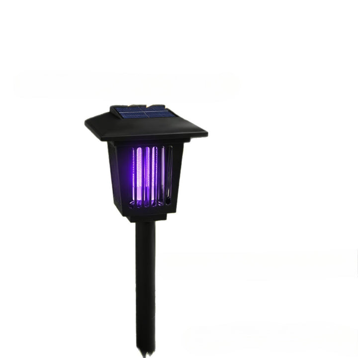 Solceldrevet UV insektslukker hager Stake med integrert solcellepanel og skumring til daggry-sensor Skanto