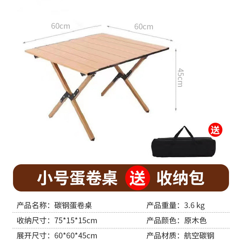 Sammenleggbart campingbord laget av robust materiale Skanto