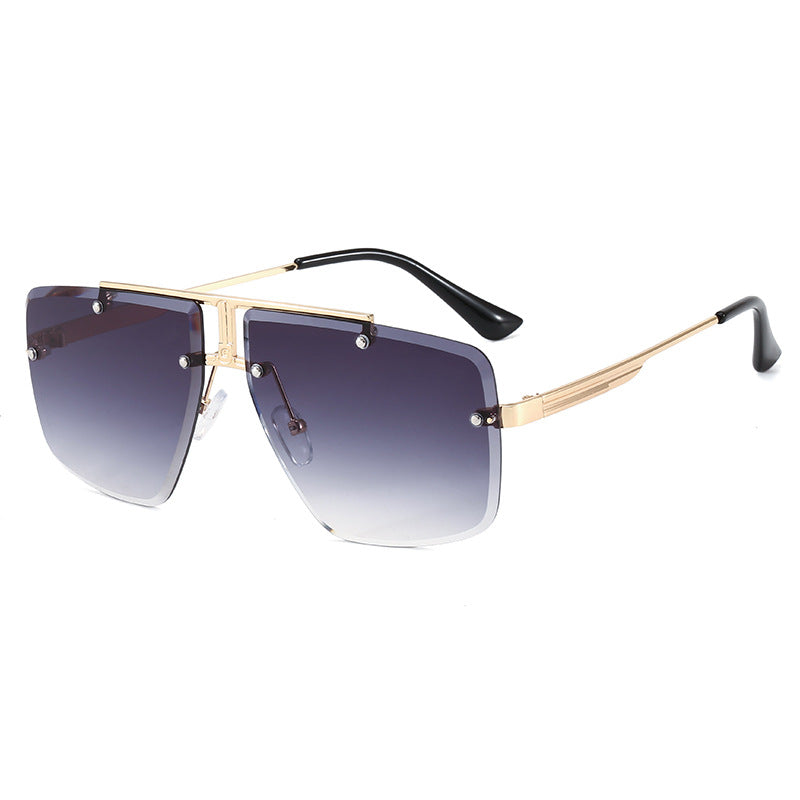 Dame moteriktig oversized solbrille Skanto