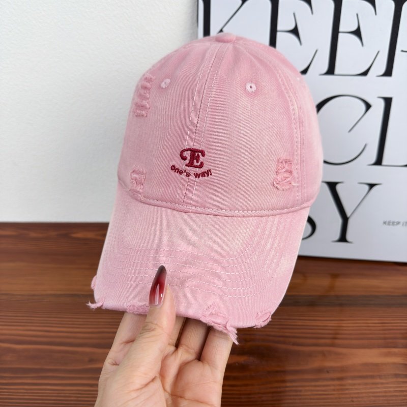Unisex Slittet Denim Caps Skanto