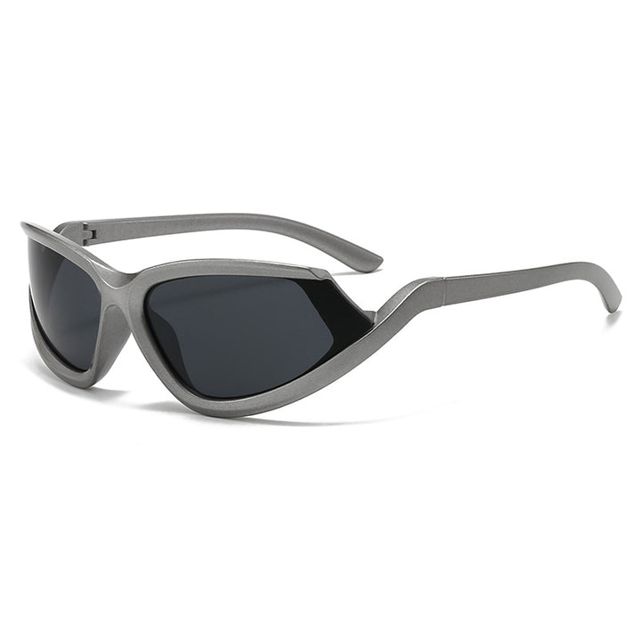 Dame futuristisk solbrille med aerodynamisk design Skanto