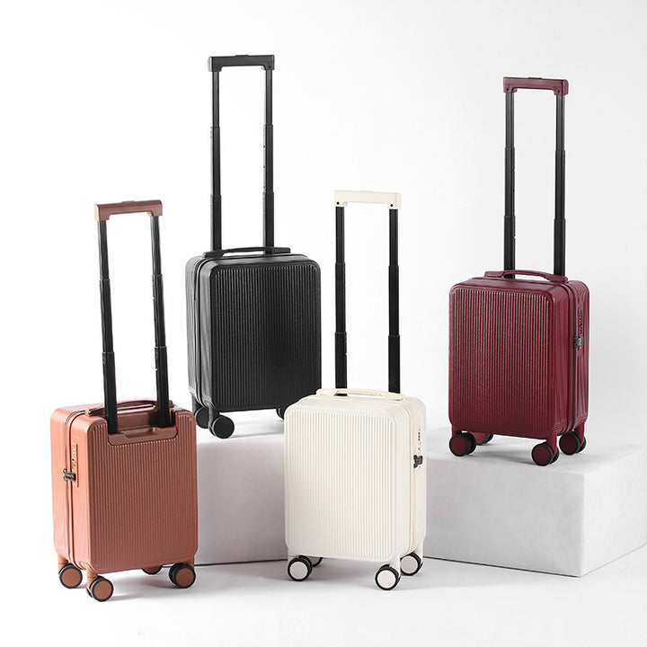Unisex Kompakt Ribbet Hard Skall Håndbagasje Skanto