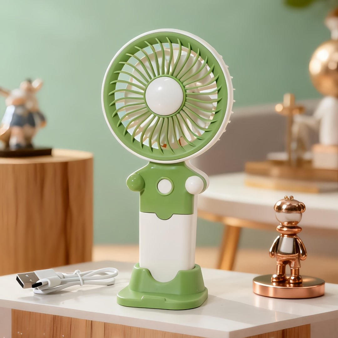 Dame Portable USB Vifte med Fleksibel Holder Skanto