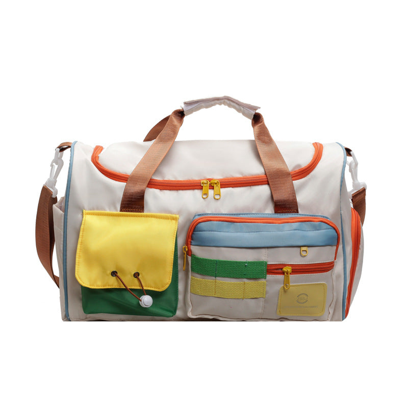 Multifunksjonell Sport-Duffel-Bag Med Praktiske Utvendige Lommer Skanto