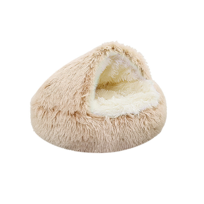 Koselig pels hundeseng