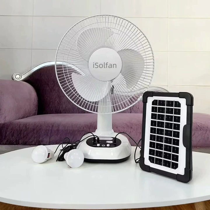 Dame Solardrevet Bordvifte med LED-belysning Skanto