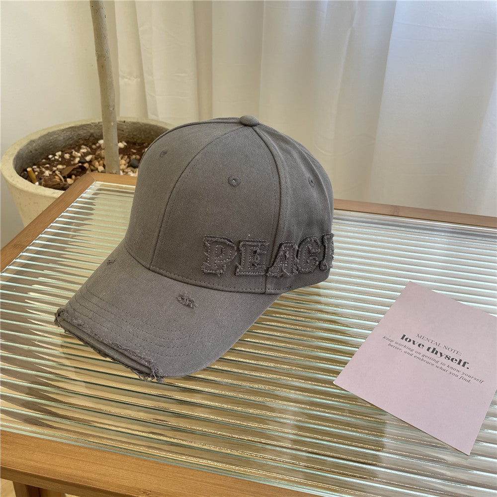 Kvinne Slitt Grafisk Fred Baseball caps Skanto