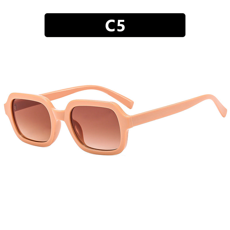 Dame kvadratisk solbrille i elegant design Skanto