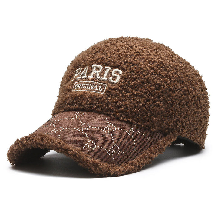 Kvinnenes Plysj Faux Fur Baseball Cap Skanto
