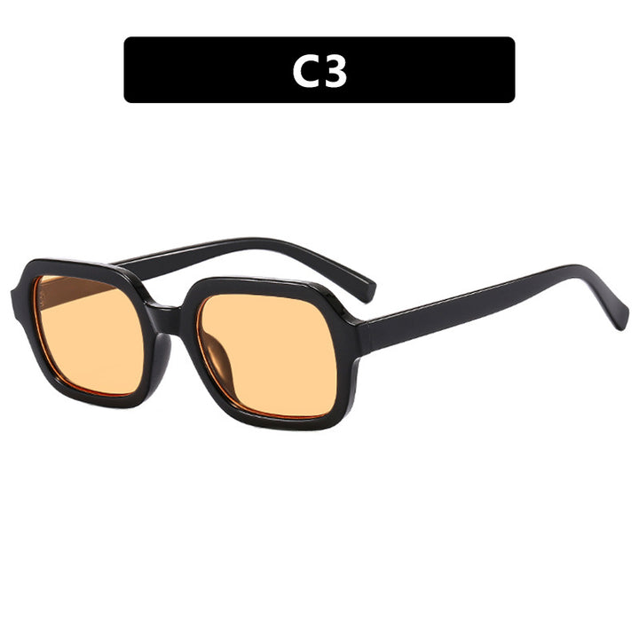 Dame kvadratisk solbrille i elegant design Skanto