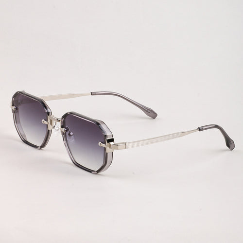 Dame moteriktig solbrille i elegant, åttkantet design Skanto