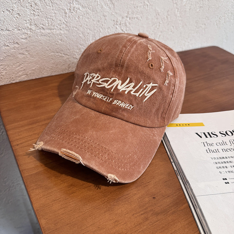 Kvinnenes Slitt Denim Justerbar Caps Skanto