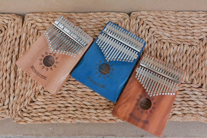 Skanto | 17-tangent Kalimba Tommel Piano Bærbar Tre Finger Piano Instrument