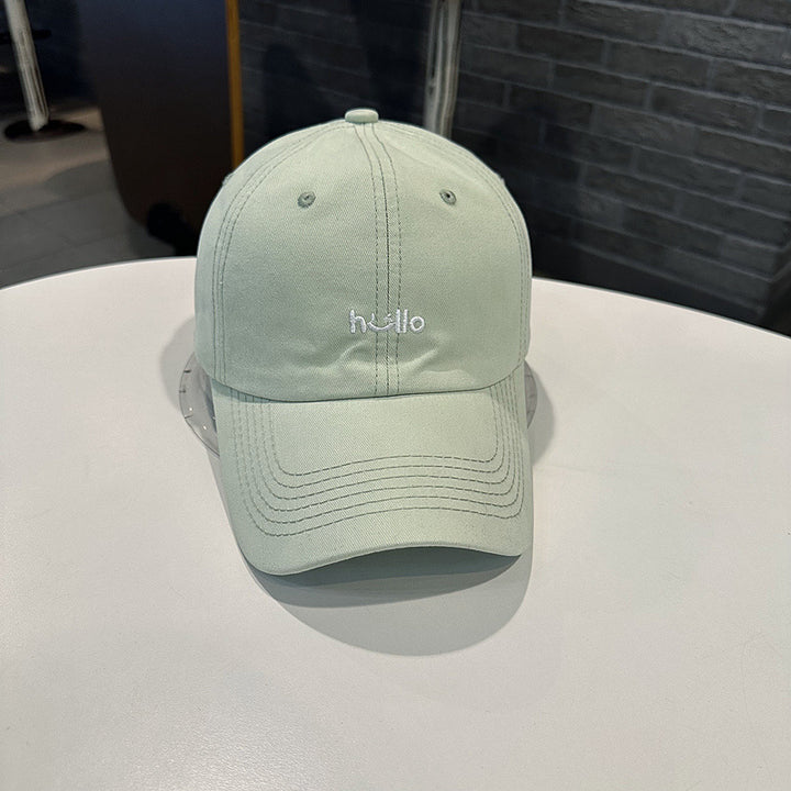 Unisex Casual Cotton Baseball Cap with Embrodert Meldingen Skanto