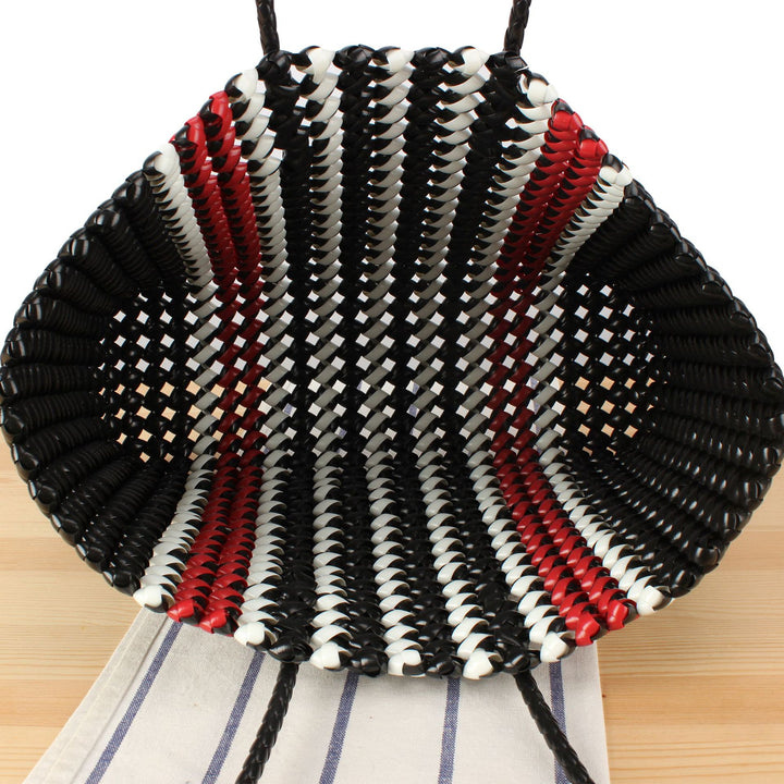 Tote bag in robust woven material with stylish colored accents Skanto