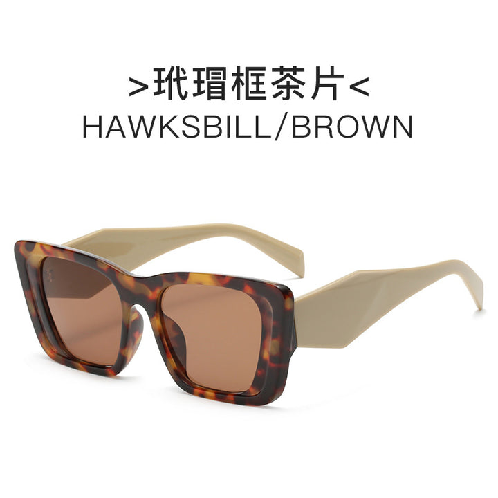 Dame geometrisk oversized solbrille Skanto