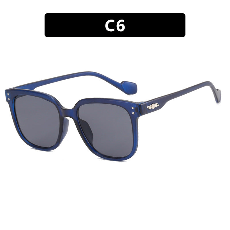 Dame firkantet solbrille med myk gradient og beskyttende UV-filter Skanto