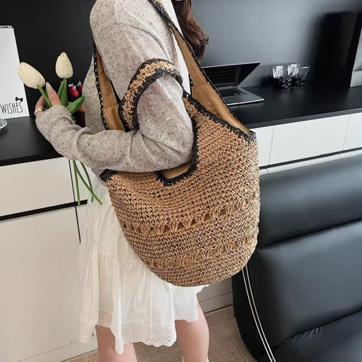 Makramee Strandveske I Den Elegante Boho-Stilen Skanto