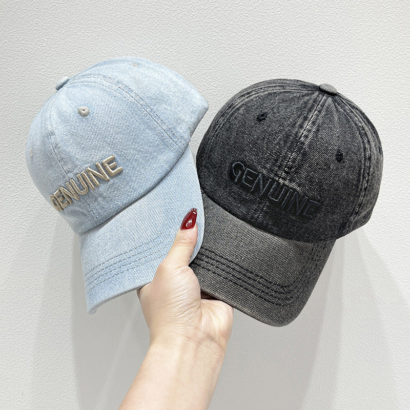 Herre Denim Baseball Caps Skanto
