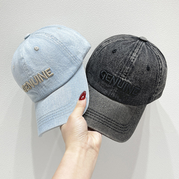Herre Denim Baseball Caps Skanto