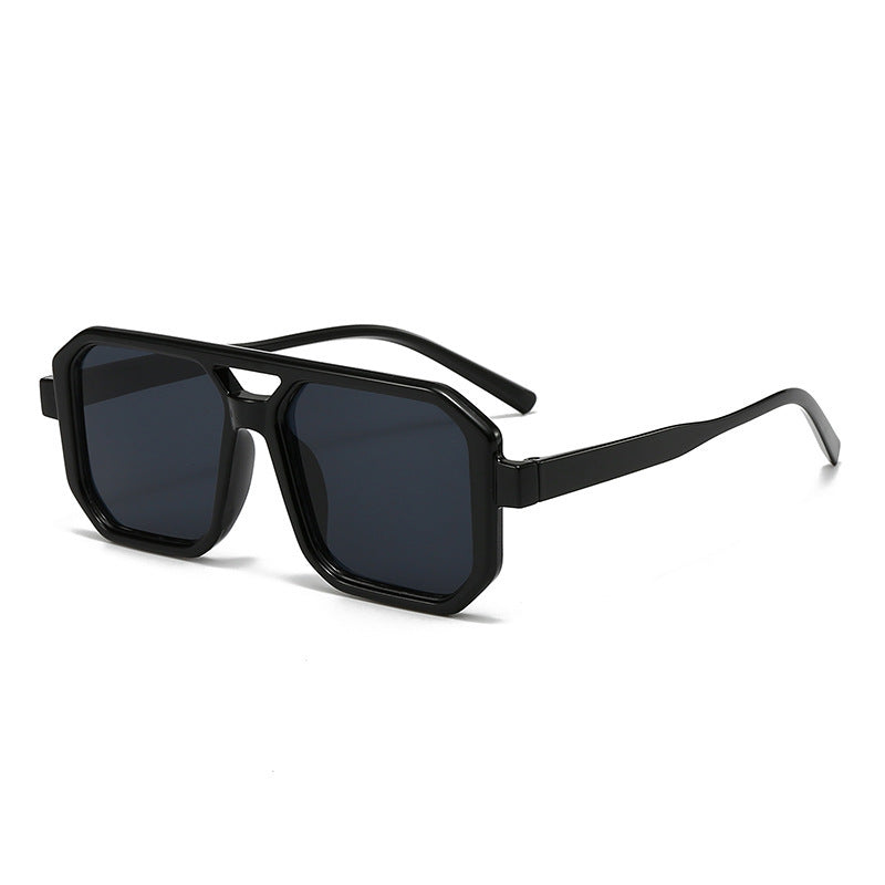 Dame Geometrisk Solbrille med stilig mønster Skanto
