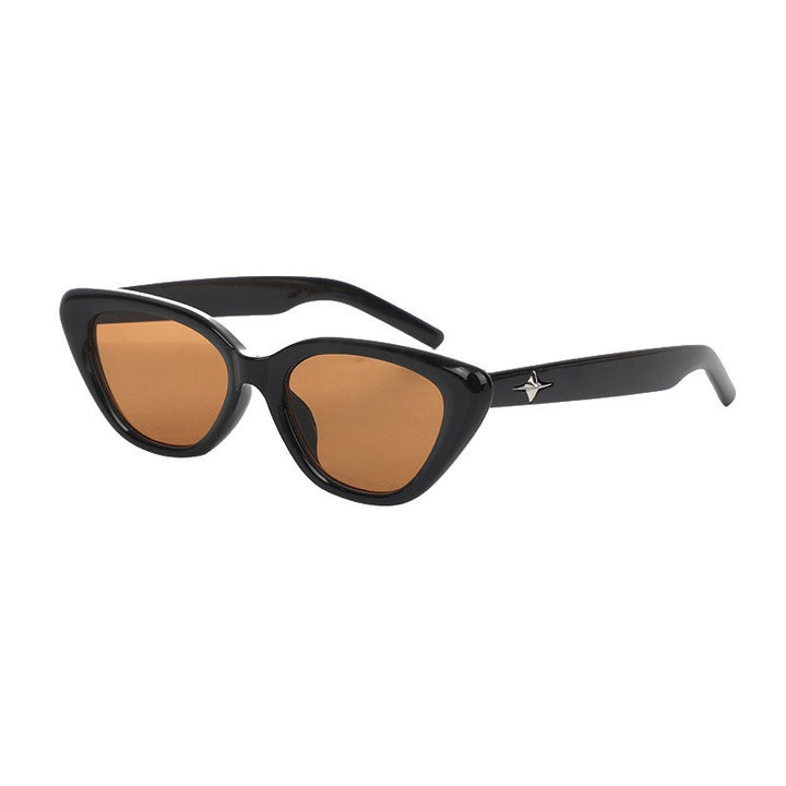 Dame Cat-Eye solbriller med elegant design og UV-beskyttelse Skanto