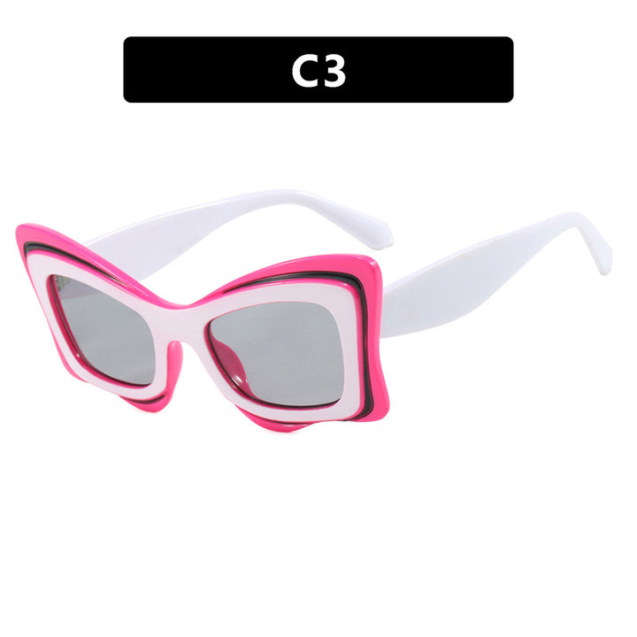 Dame oversized solbrille i ekstravagant design Skanto