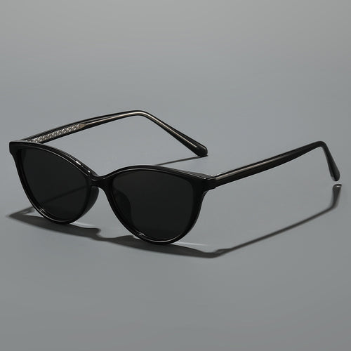Dame Cat-Eye solbriller med stilige aksenter Skanto