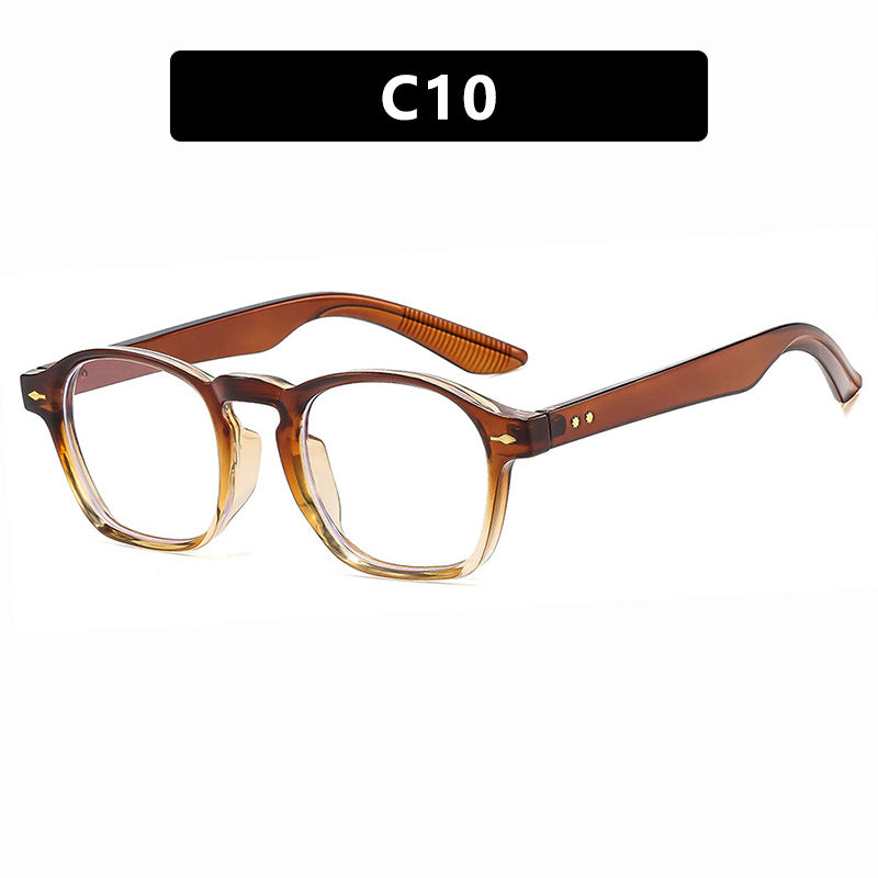 Dame moteriktig rektangulær brille med transparent ramme Skanto