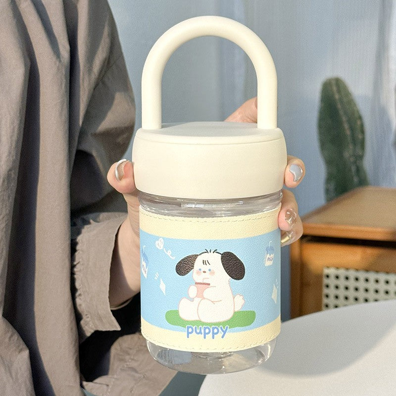 Dame drikkebeger med lekent hunde-design Skanto