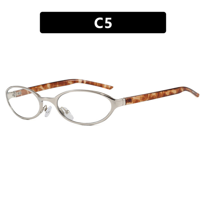 Dame elegant solbrille med beskyttende UV-filter og smal ramme Skanto