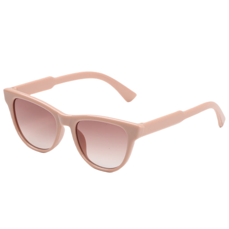 Dame trendy oversized solbriller med dyreprint Skanto