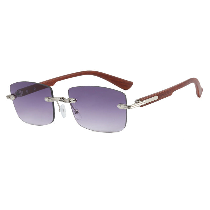 Dame kvadratisk solbrille med trefram og gradientlinser Skanto