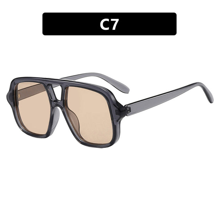 Dame stilige oversized solbriller i enkelt design Skanto