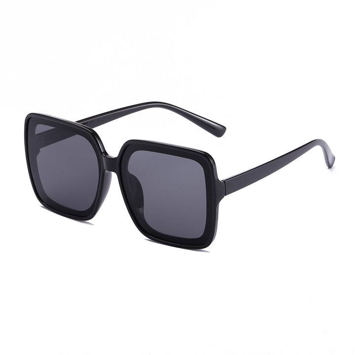 Dame firkantet solbrille med stilfull ramme og UV-beskyttelse Skanto