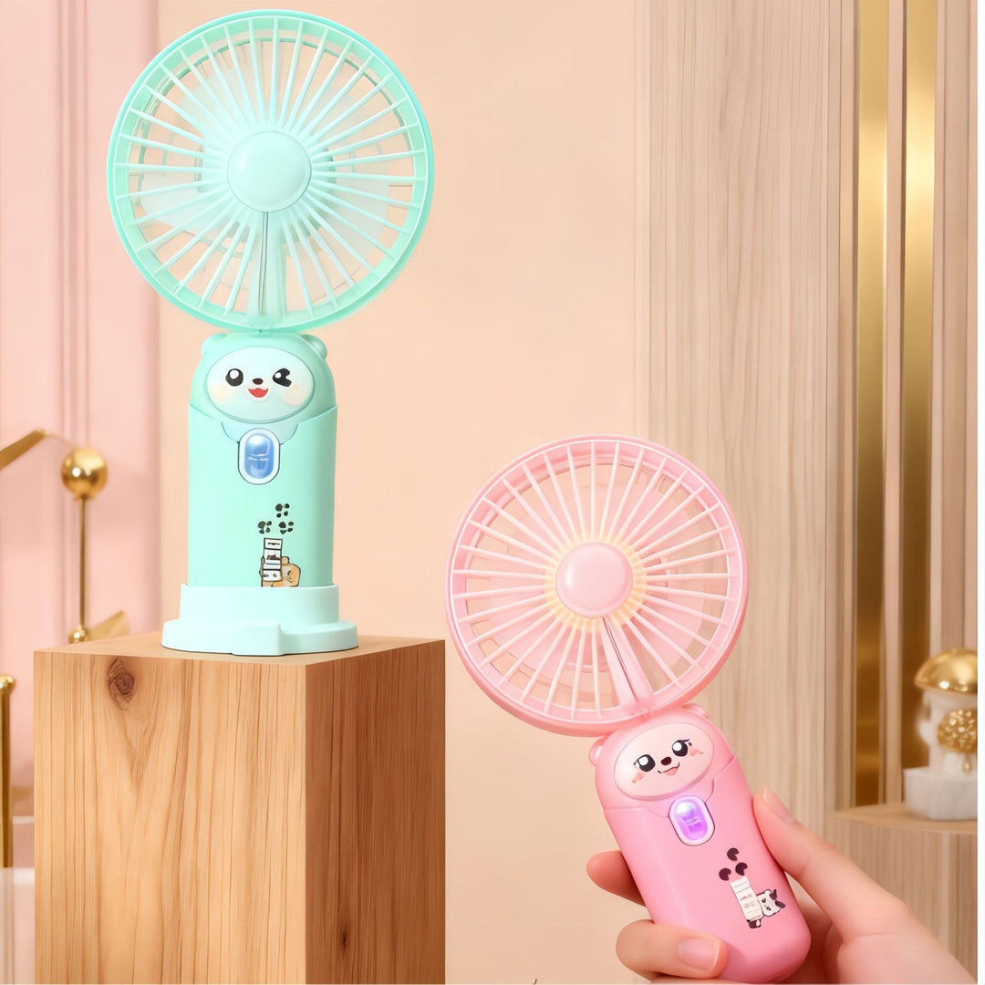 Damer Bærbar Handvifte med lekent Dyremotiv Skanto