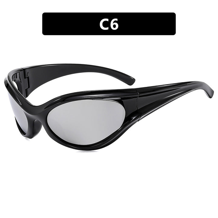 Dame sporty solbrille med aerodynamisk design Skanto
