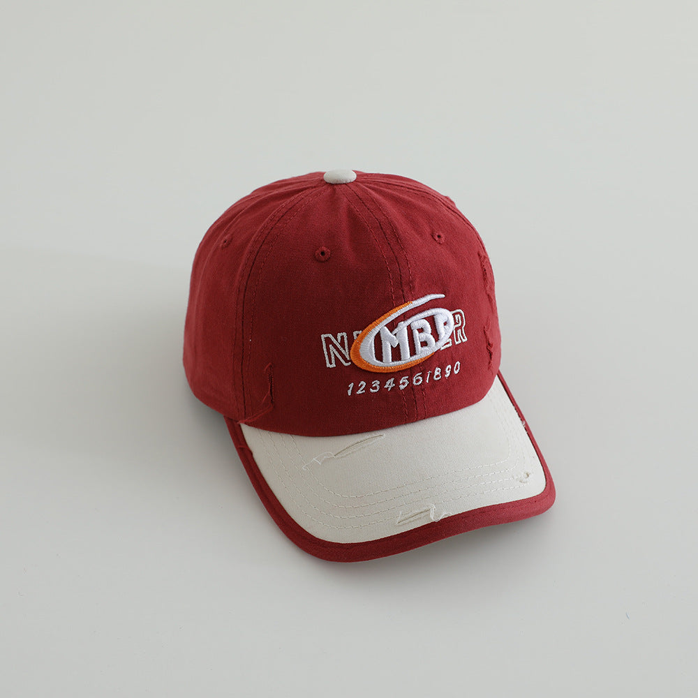 Herrebekymret Bomull Logo Baseball Caps Skanto